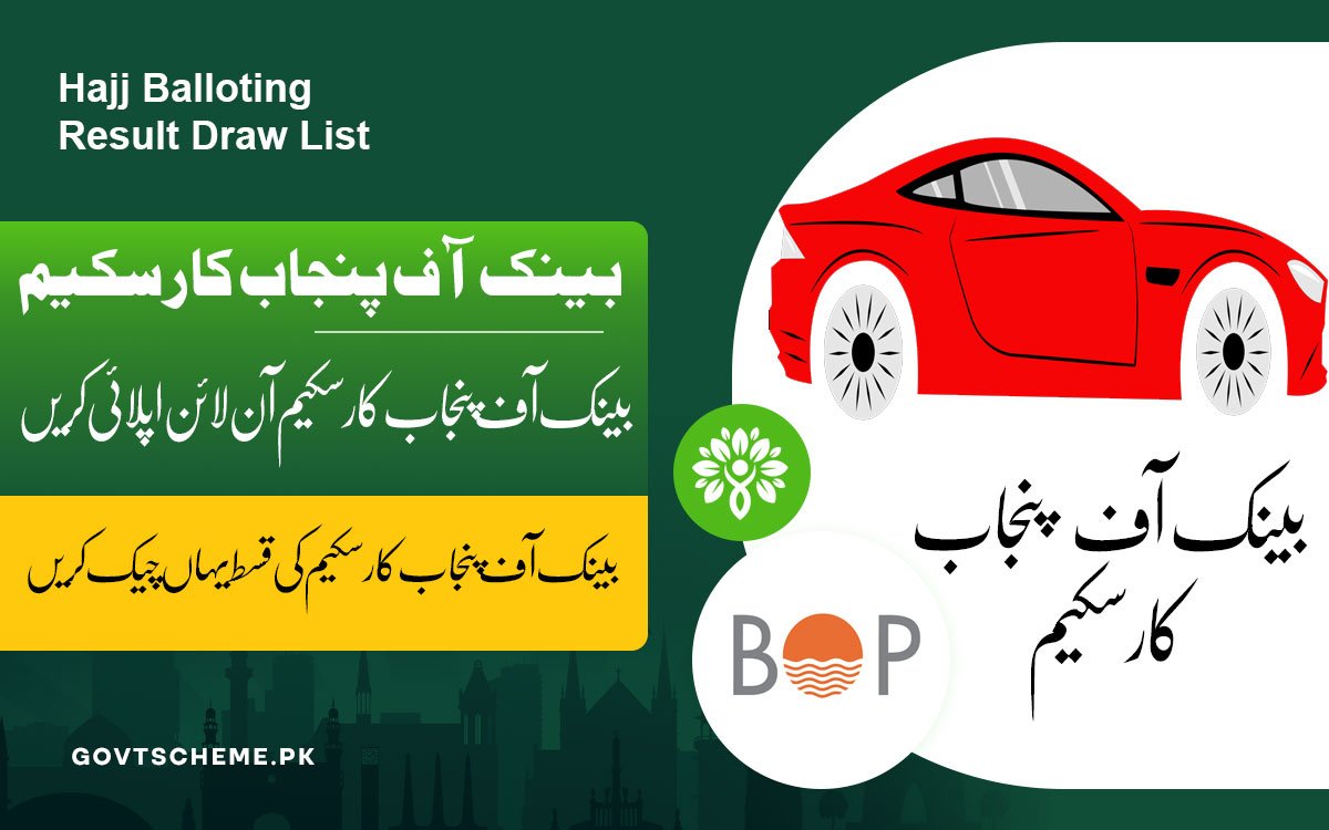 Bank Of Punjab Car Scheme